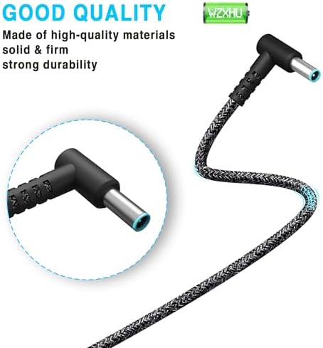 Efficient 65 W USB-C Laptop Charger for HP Spectre, Envy, Elitebook & Chromebook – Fast Charging Power Adapter with Universal Compatibility for Travel & Home Use – Optimized for Performance & Safety