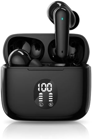 Elevate Your Audio Experience with My Joy Classic Wireless Earbuds – Stylish Van Gogh-Inspired Design, Dual Microphones for Crystal-Clear Calls, IPX5 Sweatproof for Active Lifestyles, Enjoy Up to 7 Hours of Playtime, Noise-Reducing Technology, Effortless Wireless Charging and Enhanced Compatibility for Seamless Device Connection