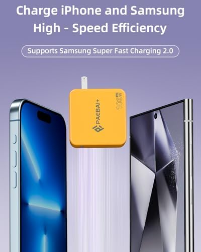 Ultimate PAEBAI+ 100 W USB-C Ga N Fast Charger: Compact, Foldable Wall Adapter for Mac Book Pro, i Phone 15/16, and Diverse USB-C Devices – 6.6 ft Durable Type-C Cable for Rapid Charging – Unmatched Versatility and Safety Features for Efficient On-the-Go Power Solutions
