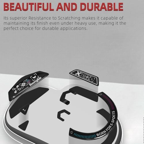 Upgrade Your Gaming Precision with YIMAGUJRX Glass Mouse Skates for Logitech G 502 Lightspeed Wireless – Experience Lightning-Fast Movement and Unmatched Durability, Perfect Fit for Enhanced Control and Comfort, Sleek Black Design!