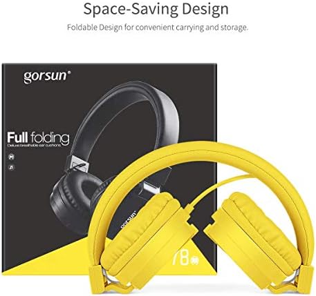 Gorsun Pink Adjustable Kids Headphones – Lightweight Stereo Earphones for Toddlers, Customizable Fit for Growing Ears, Durable Design for Learning & Play, Ideal for All Devices, Protect Hearing with Volume Limiting Features