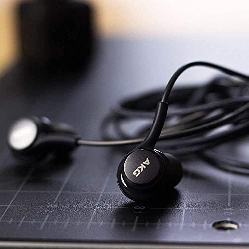 Samsung AKG Premium 3.5 mm In-Ear Headphones with Mic – Exceptional Sound Performance for Galaxy A71, A31, S10, Note 10 & More – Tangle-Free Braided Design – Comfortable Fit for Long Listening Sessions – Includes Chic Velvet Carrying Pouch – Ideal for Music Enthusiasts and Call Users – Durable and Stylish for Everyday Adventures