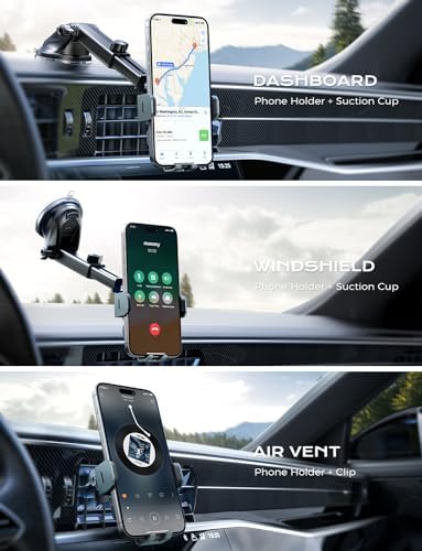 CHGeek 15 W Wireless Car Charger & Auto-Clamping Phone Mount – Fast Qi Charging Solution for i Phone 15/14/13/12/11 Pro Max & Samsung Galaxy S25/S24/S23/S22/S21/S20 – Stylish Pink Design for Modern Drivers – Effortless Device Security & Optimal Viewing Angles