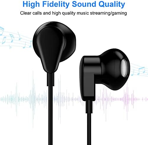 TITACUTE USB C Wired Earbuds with Noise Cancellation for i Phone 16 Pro Max, Samsung Galaxy S Series, and Google Pixel – Superior Sound Quality, Ergonomic Fit, and Built-in Mic for Clear Calls – Ultimate Compatibility for Music Lovers and Professionals