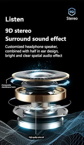 Elevate Your Audio Experience with Model 30 True Wireless Earbuds – Cutting-Edge Bluetooth 5.3 Headphones with IP7 Waterproof Protection, Touch Control Features, Built-in Microphone, and LED Battery Status for Ultimate Freedom in Sports and Daily Life