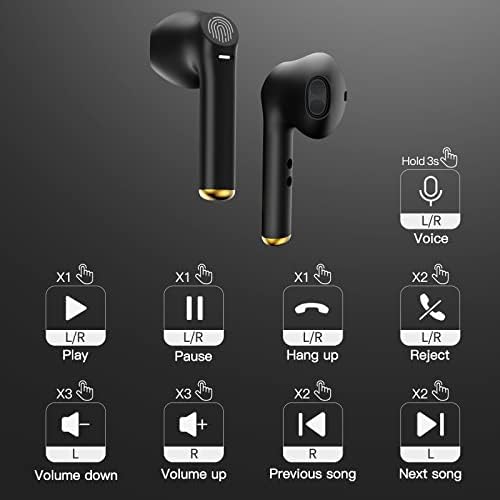 Unleash Your Potential with MOEEN Wireless Earbuds – Advanced Bluetooth 5.0 Headphones Offering 35 Hours Total Playtime, Quick USB-C Charging, IPX5 Waterproof Protection for Active Lifestyles, and Eye-Catching Purple Design for Style and Comfort