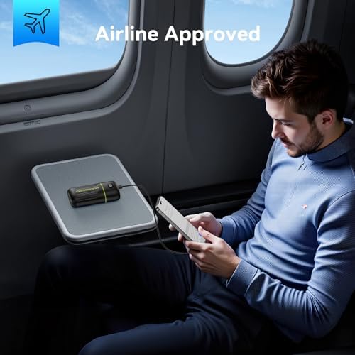 MARBERO Ultra-Lightweight 10,000 m Ah Fast Charging Power Bank – Compact USB-C Charger with 18 W Output for i Phone, i Pad, Samsung Galaxy & Google Devices – Essential Travel Companion with Advanced Safety Features for On-the-Go Power Management