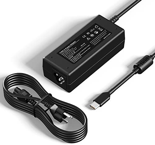 High-Performance 45 W USB-C Fast Charger for Laptops – Universal Compatibility with HP, Dell, Lenovo, Acer, Asus, Samsung, and Google Devices – Quick Charge Technology with 10 ft Cable for Ultimate Convenience – 30-Day Money-Back Guarantee and 12-Month Warranty Included