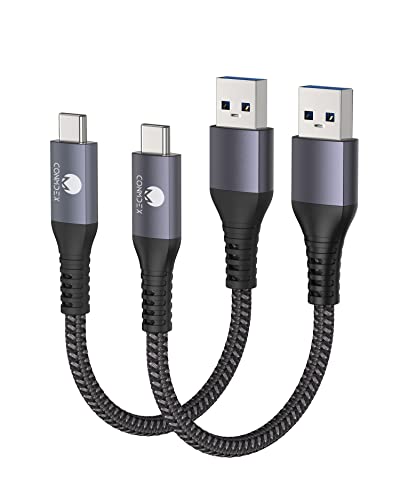 Experience Unmatched Connectivity with CONMDEX 10 Gbps USB C Cable [6 ft, 2-Pack] – Fast Charging & High-Speed Data Transfer for i Phone 16 Plus, 16 Pro Max, Samsung Galaxy S25 – Ultimate Android Auto & Device Compatibility in Sleek Black Design for Seamless Performance and Durability