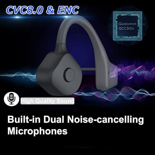 Revolutionary Open-Ear Bone Conduction Headphones for Active Lifestyles – Waterproof Wireless Sport Earbuds with Sweatproof Design and Built-in Microphone for Ultimate Comfort and Safety During Workouts – Trendy Green Color with Universal Device Compatibility