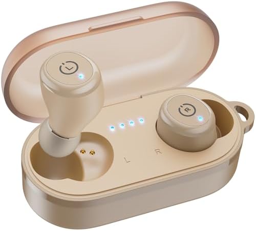 TOZO T10 Wireless Earbuds with Bluetooth 5.3 – Customizable EQ for Personalized Sound, Ergonomic Fit for Ultimate Comfort, 55 Hours Playtime, IPX8 Waterproof Rating, Wireless Charging Case – 2025 Enhanced Audio Experience for Active Lifestyles