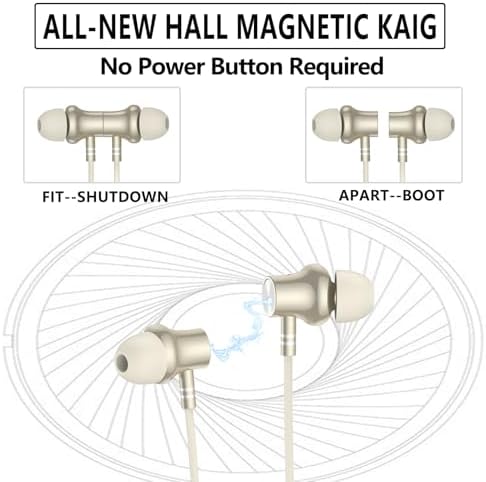 LANDIBO Bluetooth Neckband Earbuds – 35-Hour Battery Life, IPX7 Sweat-Resistant, Noise Cancelling Technology for Crystal Clear Sound – Ideal for Active Lifestyles and Hands-Free Communication – Enhanced Deep Bass Audio (Black) – Elevate Your Sound Experience