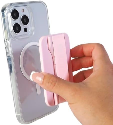 Revolutionary Love Handle PRO Magnetic Phone Grip & Stand – Ultimate Silicone Strap for i Phone & Android – All-in-One Device Mount, Kickstand, and Secure Holder – Experience Unmatched Stability, Style, and Convenience for Every Smartphone User