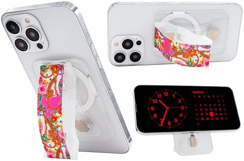 Revolutionary Love Handle PRO Magnetic Phone Grip & Stand – Ultimate Silicone Strap for i Phone & Android – All-in-One Device Mount, Kickstand, and Secure Holder – Experience Unmatched Stability, Style, and Convenience for Every Smartphone User