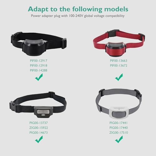 Lnauy Premium High-Speed Charger for Pet Safe Wireless Collars – Efficient Power Supply for Models PIF00-12917, PIG00-14673 & More – Rapid Charging, Unmatched Compatibility, and Sturdy Design for Pet Owner Assurance – Essential Replacement AC Adapter for Enhanced Safety and Convenience