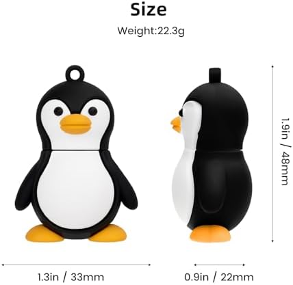 Adorable 32 GB Penguin USB Flash Drive – Fun & Functional USB 2.0 Memory Stick for Effortless Data Storage and Transfer – Perfect for Students and Professionals!