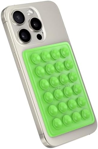 Premium Silicone Suction Phone Mount for i Phone & Android – Hands-Free Holder for Tik Tok, Selfies & Fidgeting – Versatile Shower Mirror & Smooth Surface Compatibility – Stylish Chocolate Finish for Enhanced Functionality and Aesthetic