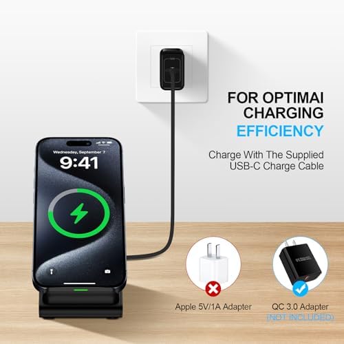 Ultra-Fast 18 W USB C Wall Charger – Compact PD 3.0 Power Adapter for i Phone, i Pad, and Samsung Galaxy Devices – Rapid Charging Block with Advanced Safety Features for On-the-Go Power Solutions