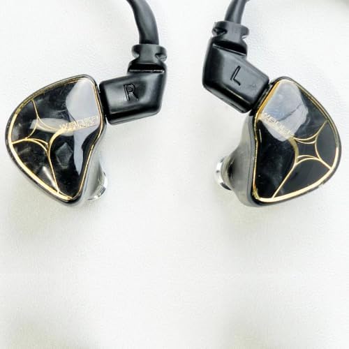FAAEAL TANGZU Wan’er S.G Hi-Fi Earbuds – Premium Audiophile In-Ear Monitors Featuring 10 mm Dynamic Drivers for Enhanced Audio Clarity, Ergonomic Comfort Fit, Detachable 2-Pin Cable for Customization, Stylish Mixed Color Design, and Integrated Microphone for Effortless Hands-Free Calls and Versatile Listening Experiences