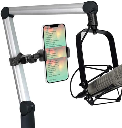 Versatile 360° Adjustable Tablet Holder for Treadmills, Spin Bikes, Strollers, and More – Compatible with 7-12.9″ i Pads, Nexus, Fire HD, e-Books, LG G, and Switch – Enhance Your Workout and Leisure Experience with Secure, Stable Mounting Solutions