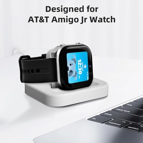 Effortless Magnetic Charging Dock for AT&T Amigo Jr Watch – Premium High-Speed Charger Stand in Sleek Black for Ultimate Convenience – Portable Smartwatch Accessory Enhancing Performance & Compatibility