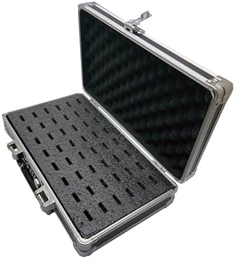 Ultimate Aluminum USB Thumb Drive Organizer Case – Shockproof & Antistatic Storage Solution for 48 Drives with Swivel Handle – Perfect for Portable Data Management and Travel Efficiency