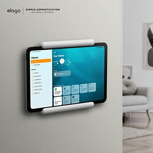 Elevate Your Smart Home with the Elago Wall Mount for i Pads – Stylish and Functional Tablet Stand with Scratch-Free Protection, Effortless Installation, and Integrated Cable Management – Compatible with Mini, Air, and Pro Models for Seamless Home Kit Integration and Enhanced Aesthetics