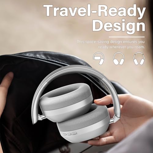 Purple Y05 Wireless Over-Ear Headphones – Unmatched 48-Hour Playtime, Premium Audio Performance, Travel-Friendly Foldable Design, Luxurious Soft Earpads for Ultimate Comfort – Versatile Compatibility & Enhanced Listening Experience
