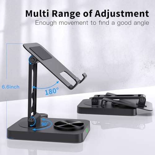 All-in-One 3 in 1 Wireless Charger: High-Speed Mag Safe Charging Station for i Phone 16 Pro Max/15/14/13/12, Foldable Apple Watch Dock 10/9, and Rotating i Pad Power Hub – Sleek Black Design for Ultimate Convenience and Compatibility