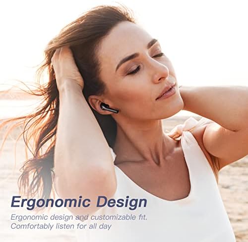 Premium True Wireless Earbuds with Bluetooth Connectivity – IPX6 Waterproof Design, CVC8.0 Noise Cancellation Technology for Superior Call Clarity, Hi-Fi Deep Bass Audio for an Immersive Experience, Ergonomic Touch Control In-Ear Headset for Active Lifestyles – Enhanced Device Compatibility for Effortless Pairing