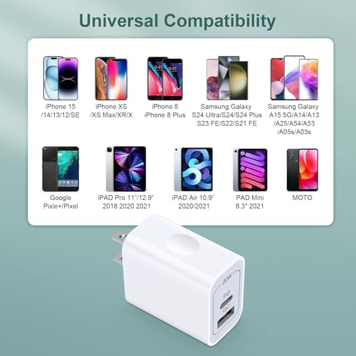 Fast Wireless Charging Pad for Samsung Galaxy S25 Ultra/S25 Plus, Google Pixel 9 a/9 Pro XL – 15 W Inductive Charger for Android Devices, Ultra Slim & Case-Friendly Charging Station, Effortless Power Delivery for Multiple Smartphones, Optimal Compatibility with Motorola Razr & i Phone Series – Compact Design with USB-C Cable Included