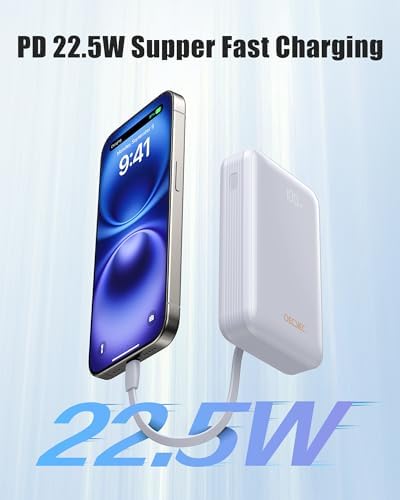 High-Capacity 20000 m Ah Portable Charger – 22.5 W Fast Charging Power Bank for i Phone, Samsung & Android Devices – Essential Travel Accessory in Vibrant Yellow for On-the-Go Power Solutions