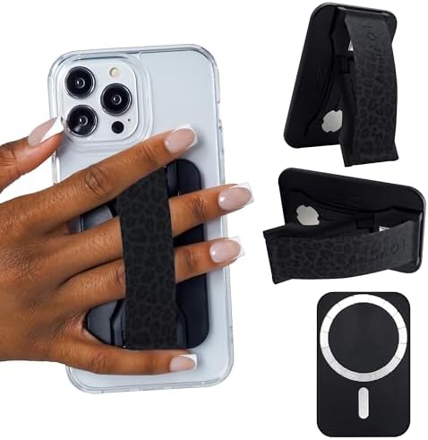 Revolutionary Love Handle PRO Magnetic Phone Grip & Stand – Ultimate Silicone Strap for i Phone & Android – All-in-One Device Mount, Kickstand, and Secure Holder – Experience Unmatched Stability, Style, and Convenience for Every Smartphone User