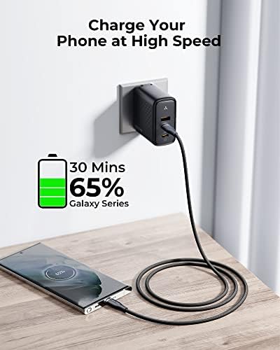VOLTME 6 ft USB C to USB C Cable (2 Pack) – 60 W Fast Charger for Mac Book Pro 2020, Galaxy S21, i Pad Pro, and Nintendo Switch – Durable High-Speed USB 2.0 Charging Solution for Seamless Connectivity and Enhanced Performance