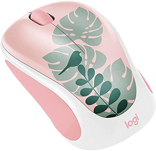 Transform Your Workspace with the Logitech Design Collection Golden Garden Limited Edition Wireless Compact Mouse – A Unique Blend of Artistry and Ergonomics for Effortless Navigation and Style!