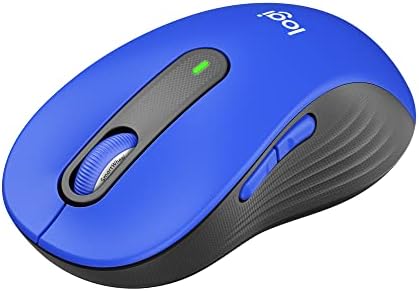 Logitech Signature M650 L Wireless Mouse for Large Hands – Ergonomic Comfort, 2-Year Battery Life, Silent Click Technology, Customizable Functions, Bluetooth Compatible with PC/Mac/Chromebook – Elegant Off White Finish for Professional & Casual Use