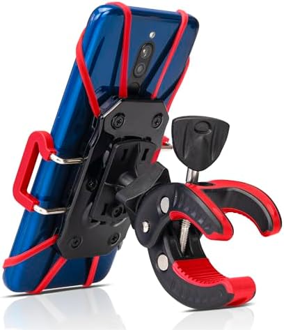 Universal Baby Stroller & Bike Phone Holder – Versatile Mount for Shopping Carts, Golf Carts, and More – Secure Clamp for i Phone and All Smartphones – Durable, Weather-Resistant Design for Active Lifestyles – Hands-Free Convenience for Parents and Fitness Enthusiasts