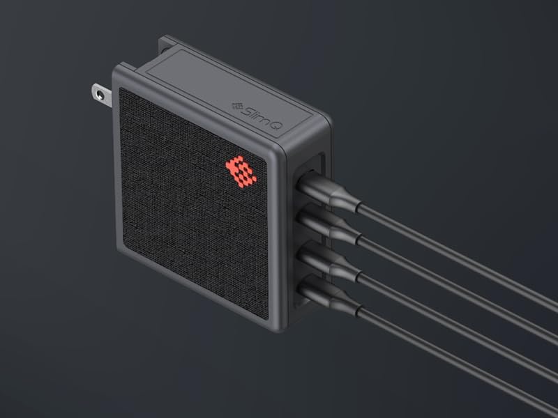 Power Up with the 65 W Ga N USB-C Charger – Triple Port Fast Charging Adapter for i Phone 16/15/14, Galaxy S24/S23, Mac Book Pro/Air & Pixel 8 – Eco-Friendly, Lightweight, and Travel-Ready Power Solution for All Your Devices