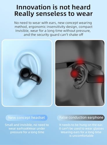 Ultimate Open Ear Wireless Sport Earbuds – Lightweight, Sweat-Resistant Headphones for Running, Cycling, and Driving – Stay Aware, Stay Safe with Superior Sound Quality and Comfort – Ideal for Active Lifestyles and Seamless Device Compatibility