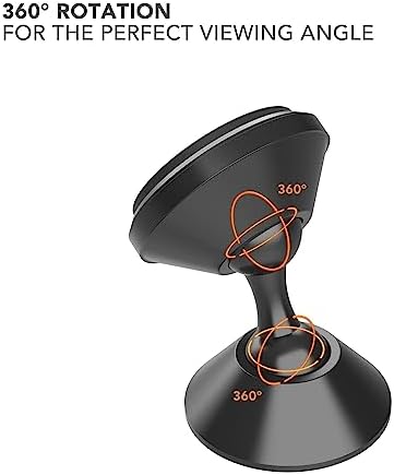 ROKFORM Magnetic Car Mount: Adjustable 360° Swivel Aluminum Dashboard Holder for Smartphones – Secure 3 M VHB Tape, Sleek Design for Cars, Trucks, and Vans – Ultimate Hands-Free Navigation and Accessibility Solution