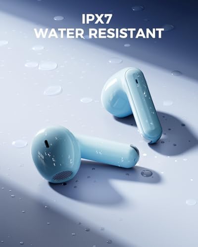 Revolutionary Bluetooth 5.4 Wireless Earbuds – Immersive Surround Sound with 48-Hour Playtime, IPX7 Waterproof for Ultimate Sports Performance, Tap-Control for Effortless Use, LED Display Charging Case – Perfectly Compatible with i Phone & Android Devices