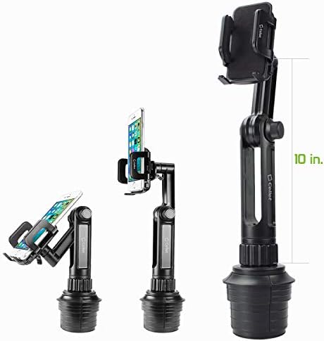 Universal Tablet Car Holder Mount – Cellet Premium Cup Holder Cradle with 360-Degree Rotation for i Pad, Samsung Galaxy, Amazon Fire, and Microsoft Surface – Effortless Installation, Optimal Stability, and Enhanced Viewing Experience While Driving