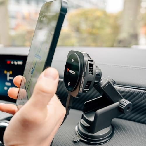 Revolutionize Your Road Trips with the Verbatim Qi2 Magnetic Wireless Car Charger – Effortless Charging, Dynamic RGB Illumination, and Universal Device Compatibility for a Seamless Drive Experience