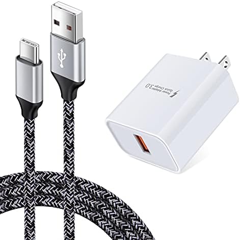 Ultra-Fast 18 W Adaptive Charger for Samsung Galaxy S25-S9 & Note 20 Ultra – Quick Charge 3.0 with Type-C Cable for Rapid Smartphone Power Boosting – Compact, Durable, & Safe Charging Solution