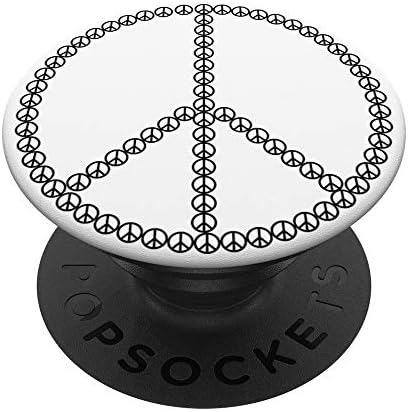 Peace Sign Symbol PopSockets PopGrip: Swappable Grip for Phones & Tablets – Enhanced Compatibility and Speed