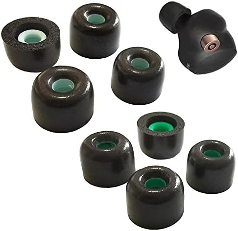 Premium Memory Foam Eartips for Sony WF-1000 Series – Superior Comfort & Noise Isolation Replacement Tips for WF-1000 XM4, XM5, XM3, SP900, XB700, WI-1000 X – 3 Pairs in Classic Black for Enhanced Audio Experience and Compatibility