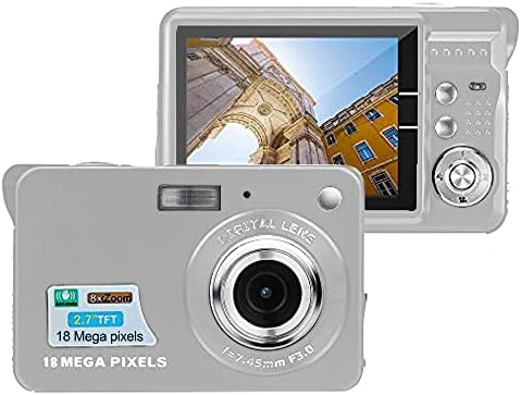 Acuvar 18 MP Digital Camera for Adults & Kids – Compact HD Photography with 2.7″ LCD, Rechargeable Battery, Ideal for Indoor/Outdoor Use & Seamless Sharing – Perfect First Camera for Budding Photographers