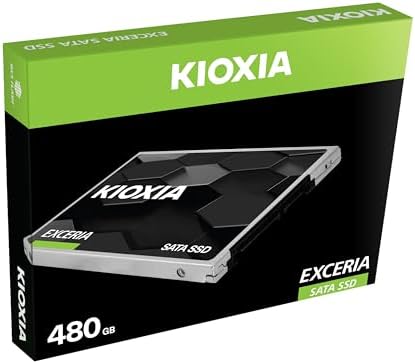 Unleash Superior Speed with KIOXIA EXCERIA 960 GB SATA SSD – High-Performance 2.5” Internal Drive for Ultimate Laptop and Desktop Upgrades, Lightning-Fast Boot Times, and Enhanced Productivity!