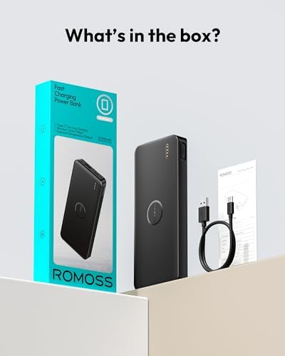 Power On-The-Go: Ultra-Slim 22.5 W Fast Charging 10,000 m Ah Portable Power Bank with USB-C for i Phone 16, Galaxy S24 & More – TSA-Compliant Travel Charger with Low Current Mode for Safe Device Charging – Compact & Lightweight Design for Daily Adventures and Long Journeys