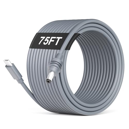 Starlink Mini USB C to DC Power Cable – 6.6 FT (2 M) 18 AWG Fast Charging Cord for Enhanced Outdoor Connectivity – Compatible with Anker 737 Power Bank – 20 V 5 A, 100 W+ PD Power Source – Streamlined Power Solution for Laptops, Tablets, and More